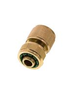 Kupplungsdose Schlauch 19 mm (3/4") , Messing, mit Wasserstopp
