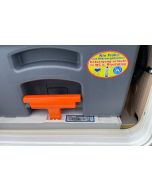 Klo Floh Doming Aufkleber für die WC Kassette