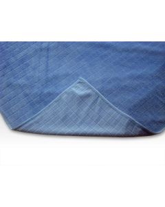 Axis Line | profi Microfaser Glaspoliertuch Blau 50 x 60cm | premium Qualität 