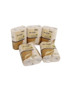 WC Papier 3 lagig aus Tetrapack EcoNatural 6.3  von Lucart 30 Rollen Toilettenpapier