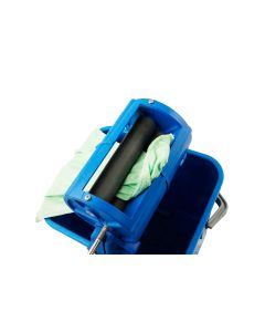 Rollenpresse für Tücher,  Fensterleder oder Microfasertücher mit 10 Liter Eimer