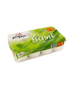 Toilettenpapier 250 Blatt 2 lagig weiß 1 x 8Rollen