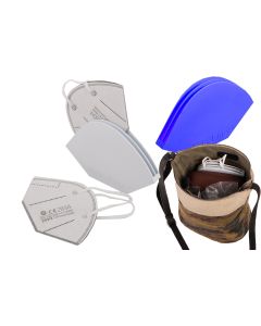 FFP2 Aufbewahrungsbox - Case - die Aufbewahrung für Ihre FFP2 Maske, Axis Line ® in einfach