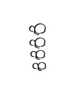 Schlauchhalter Clipset (4teilig) für Teleskopstange zur Befestigung des 8mm-Schlauches, des 8.2mm Gewebeschlauches oder des Doppelschlauches
