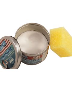 Putzstein in Retro Metalldose 350g mit Zufiedenheitsgarantie so wie BioBoy jedoch mit Zitronengeruch