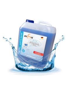 Klo Floh Sanitärflüssigkeit 5 Liter für Camping WC mit Mikroorganismen riecht gut, Wohnwagen, Boot, mobile Toiletten WC Axis Line - Entsorgung im normalen WC möglich