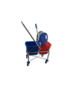 Doppelfahrwagen extra hoch kein Bücken mehr Reinigungswagen