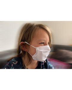 Kinder Mund- und Nasenmaske Gesichtsmaske 1 lagig 100 % Baumwolle waschbar  wiederverwendbar Made in EU mit Gummiband OEKO-TEX Standard 100 Zertifikat